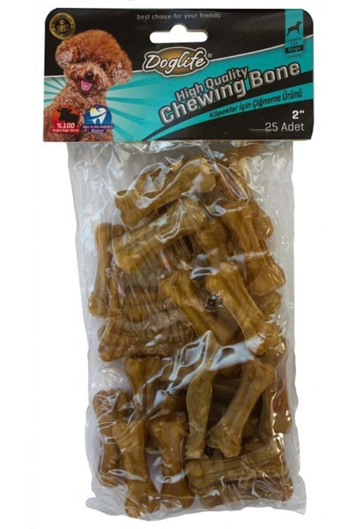 Doglife Press Kemik Naturel 9-10gr 25'li