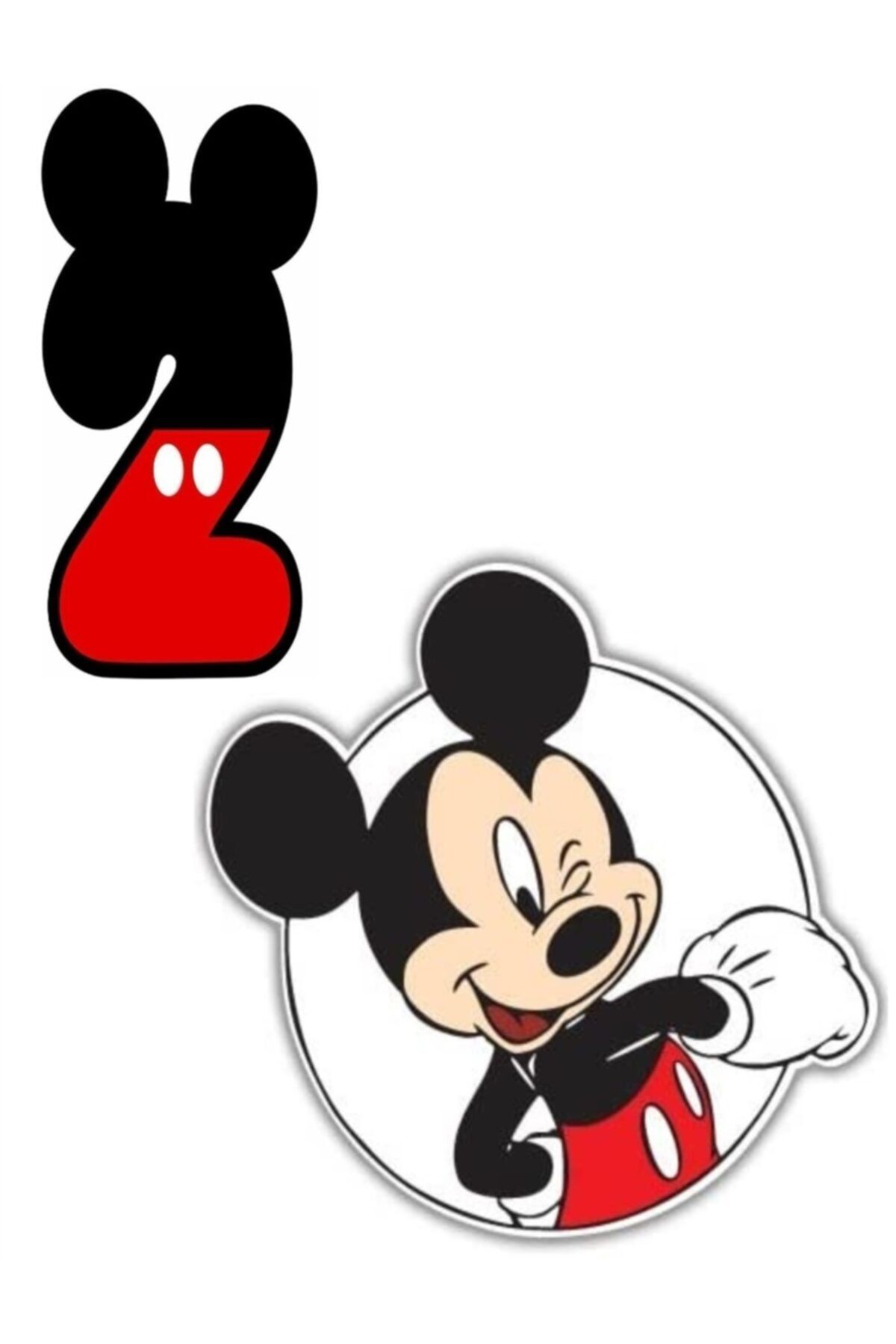 Adana Pasta Malzemeleri Yenilebilir Şeker Hamuru Baskı Mıckey Mouse 3