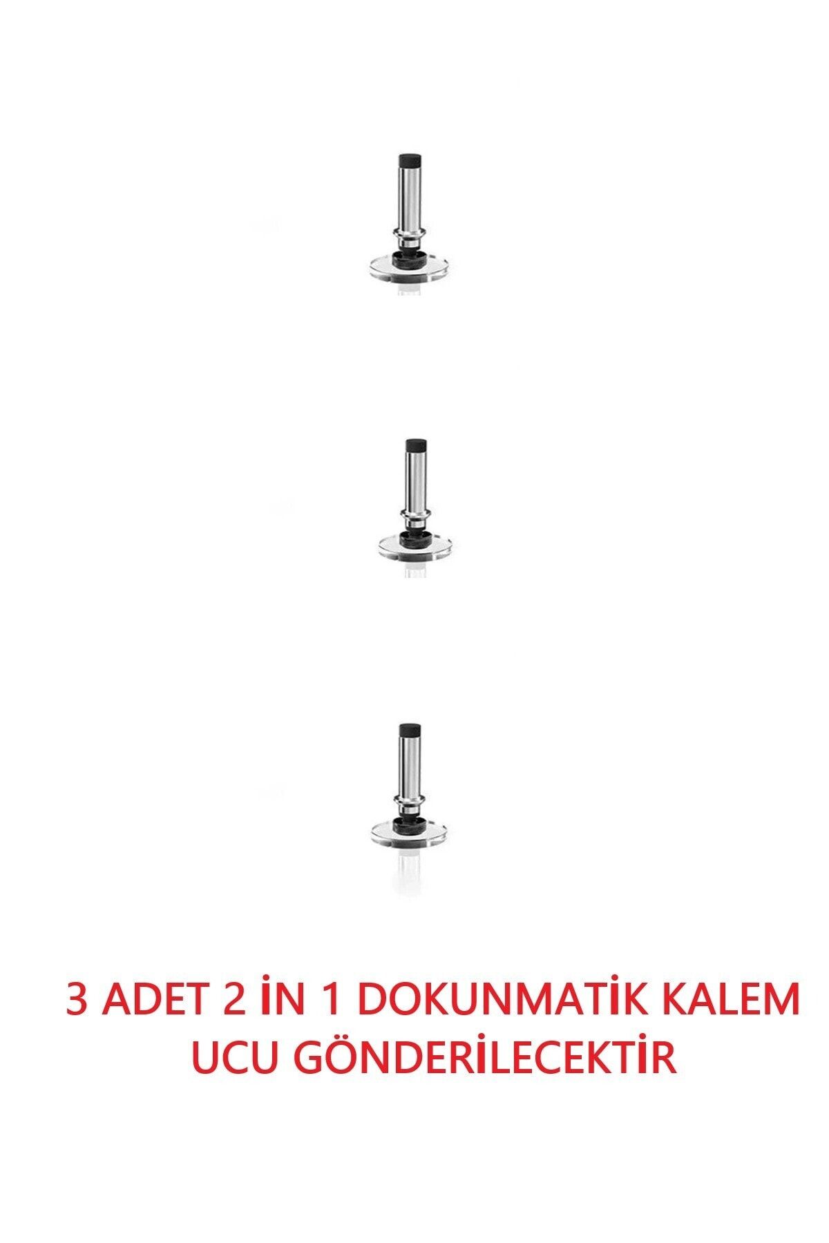TEKNETSTORE Dokunmatik Kalem 2 In 1 Yedek Ucu Tablet Kalemi Çizim & Yazı Kalemi Yedek Uç