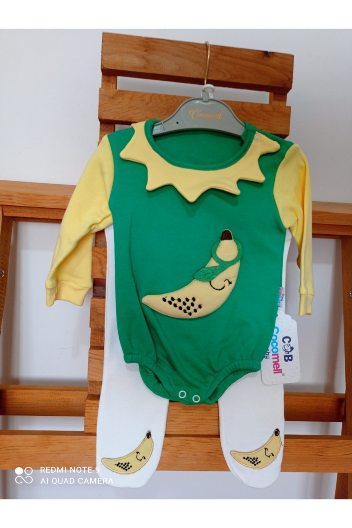 Cocomell Zıbın Muzlu Bebek Takım