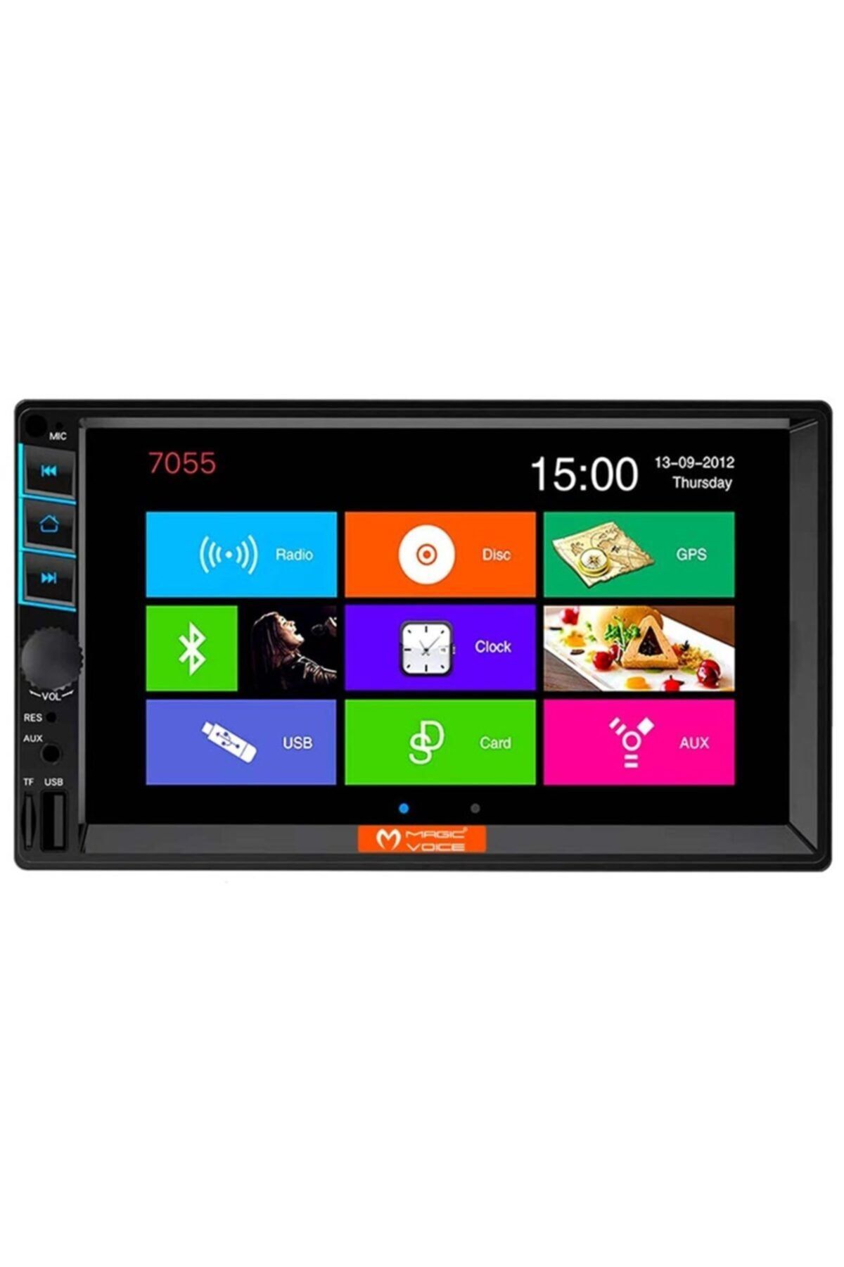MagicVoice Magıcvoıce Mv-5418 Usb/sd/fm/aux/bluetooth 7 Dokunmatik Mekaniksiz Double Oto Teyp