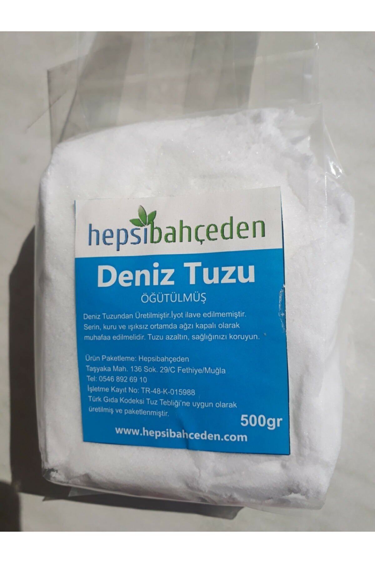 Hepsi Bahçeden Deniz Tuzu 500 Gr Öğütülmüş X 4 Adet