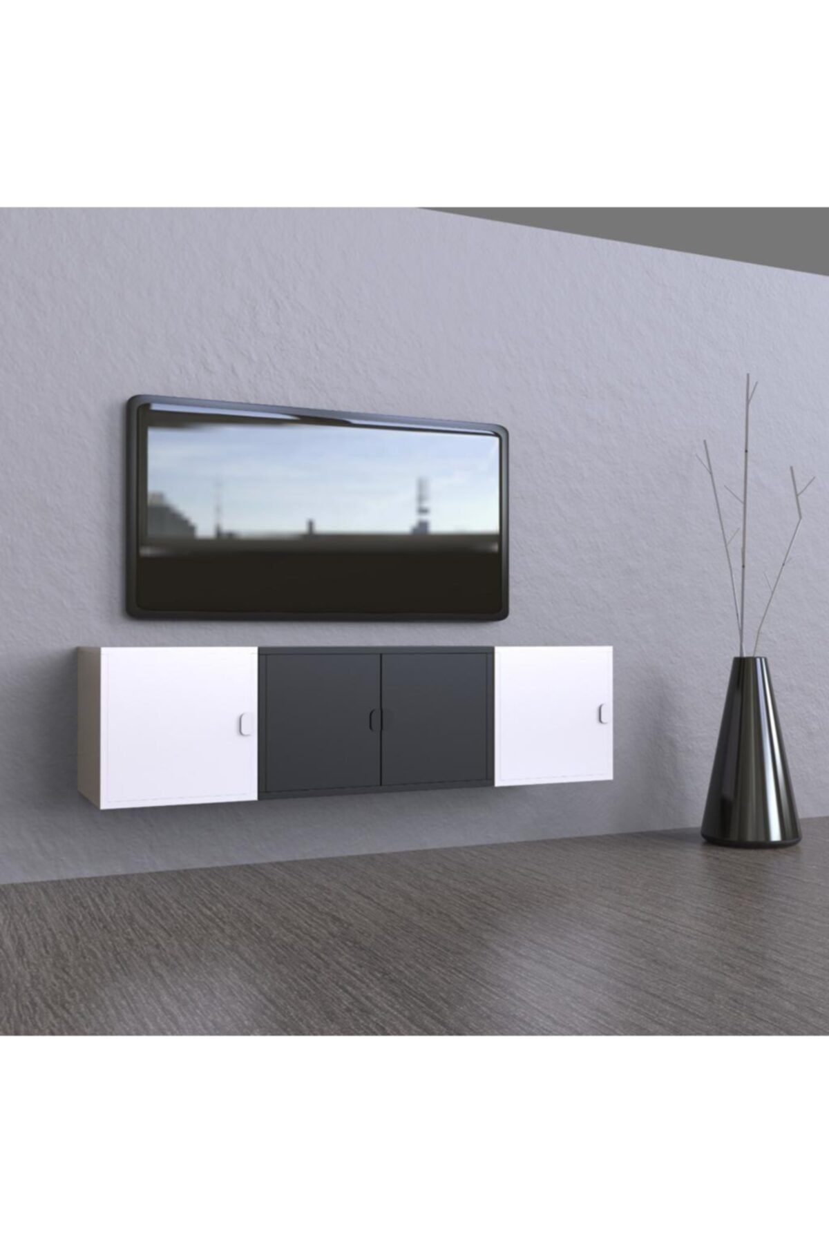 wugge Metal Dolaplı Tv Ünitesi