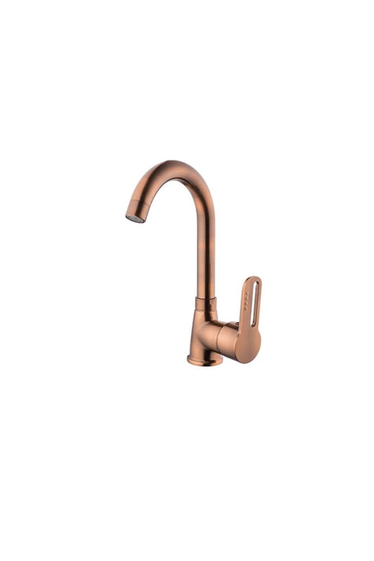 KARE Inci Mix Bakır Kısa Kuğu Lavabo Bataryası 87012