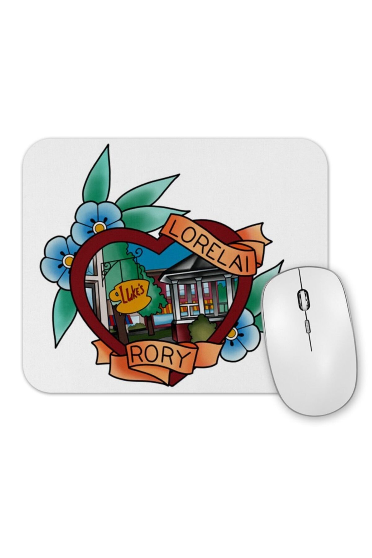Baskı Dükkanı Gilmore Girls Lorelei Rory Mouse Pad