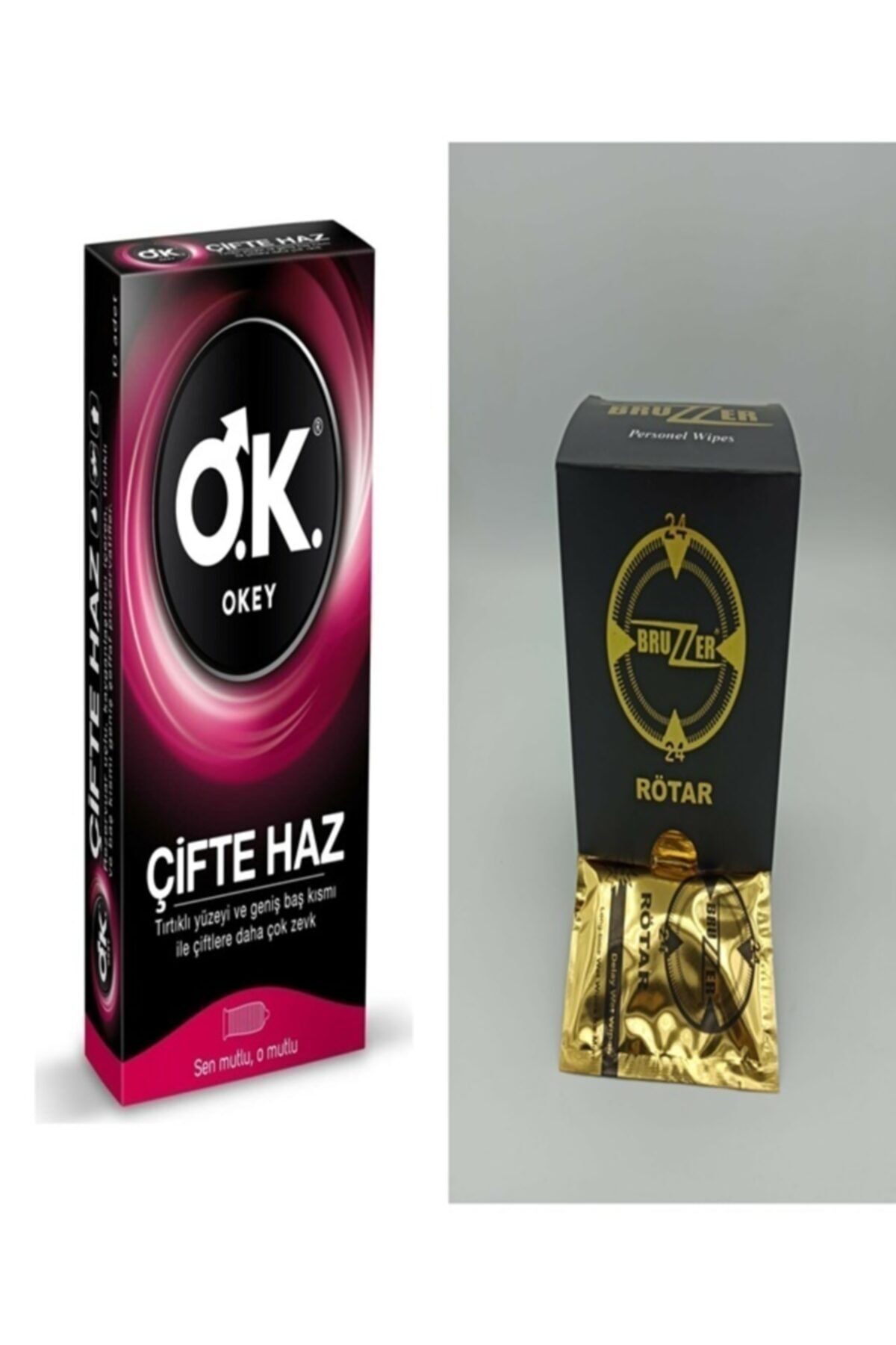 afsanny Okey Çifte Haz Ve Bruzzer Rötar Erkeklere Özel Geciktirici Performans Arttırıcı Mendil