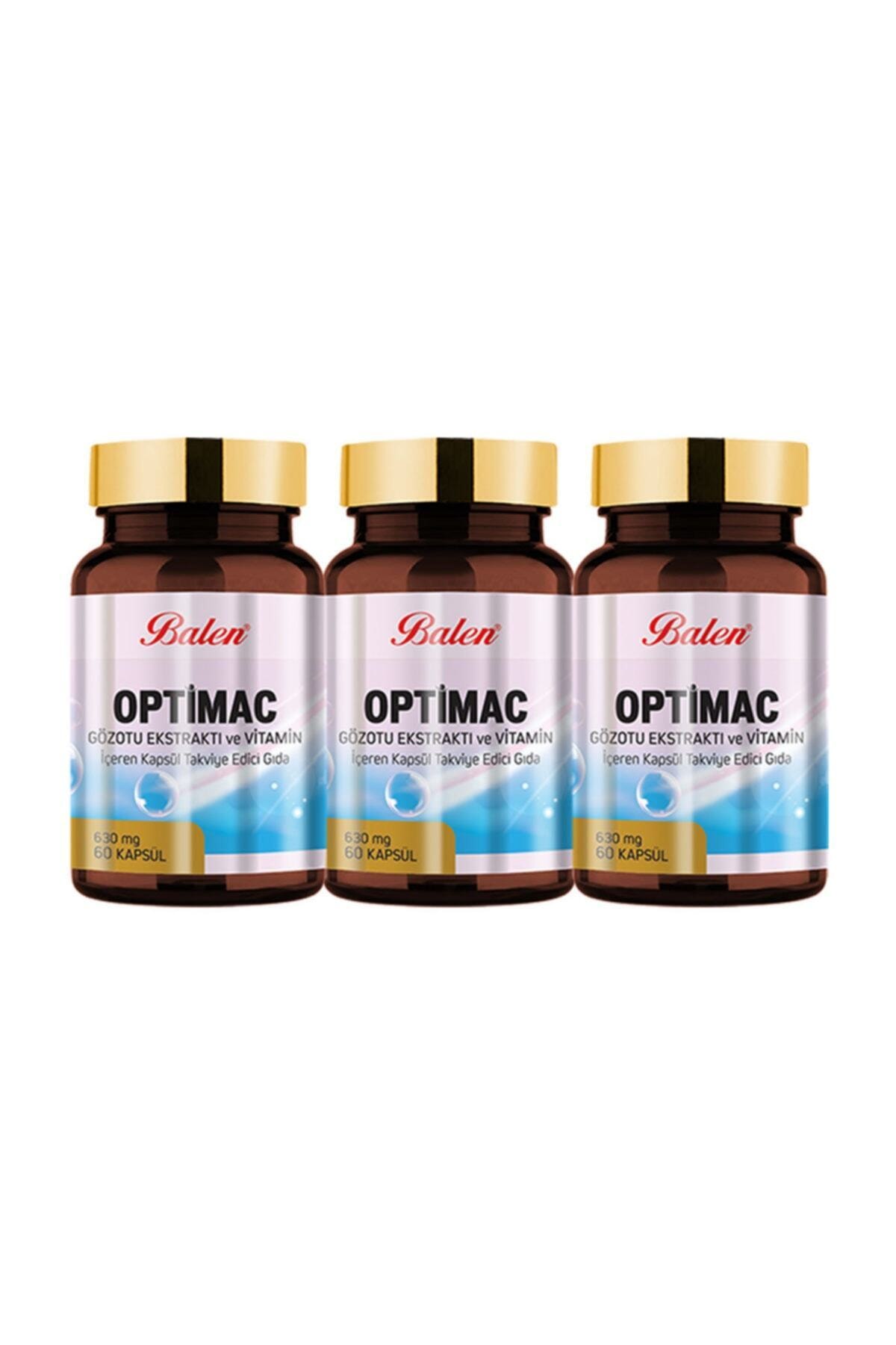 Balen Optimac Gözotu Ekstraktı 60 Kapsül 3 Adet
