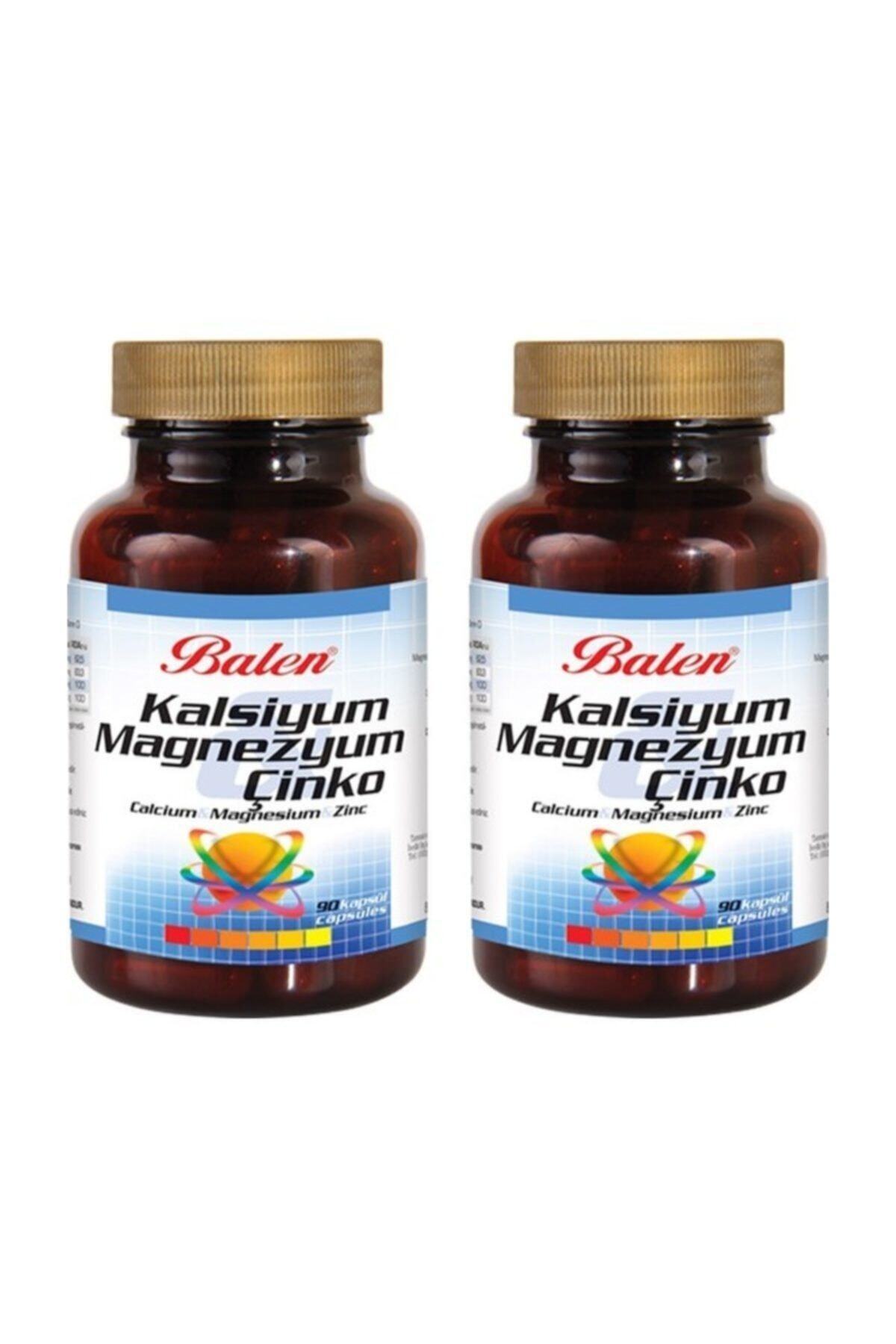 Balen Kalsiyum Magnezyum Çinko 90 Kapsül X 2 Adet