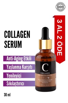 Dolgunlaştırıcı, Yaşlanma Ve Kırışıklık Karşıtı Collagen Cilt Bakım Serum (HYALURONİC ACİD) 30 ml Image 0