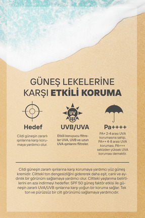 Yoğun Leke Karşıtı +50 Spf Güneş Kremi Image 3