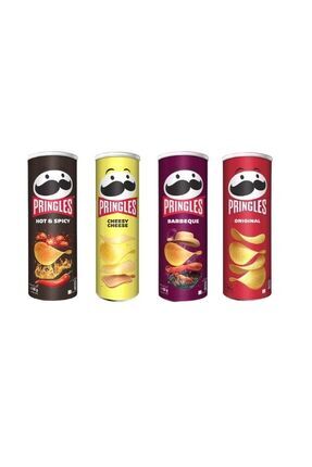 4'lü Şölen Paketi 165 Gr (Hot & Spicy - Cheesy Cheese - Barbeque - Original) Image 0