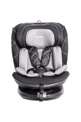 Ultimate 360 ° Dönebilir Yatabilir 0-36 Kg Deri Oto Koltuğu Isofıx/sıp/latch Gri Image 0