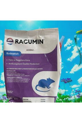 Envu Racumin Buğday Fare Ve Sıçan Zehiri 250 gram (ZEHİRLİ BUĞDAY) Yeni Üretim !! Image 0