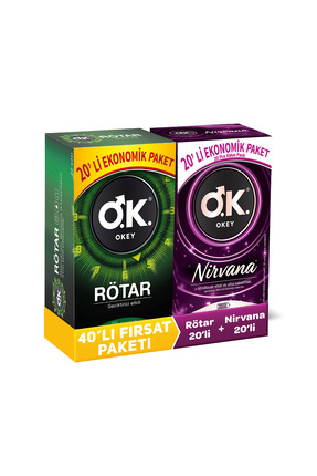 Nirvana 20'li Prezervatif & Rötar 20'li Prezervatif Image 0