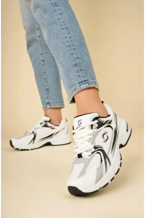 Kadın Ortopedik Triko Yürüyüş Spor Ayakkabısı Günlük Sneaker Image 0
