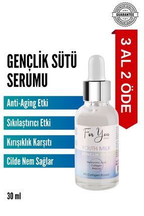 Gençlik Sütü Cilt Bakım Serumu, Anti-aging, Yaşlanma Karşıtı, Retinol-collagen-hyaluronic Acid 30 ml Image 0