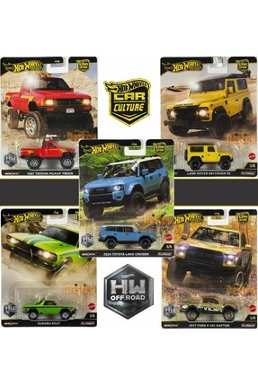 Premium HW Off-Road 5'li Set – Toyota, Land Rover, Ford, Subaru (Car Culture Serisi) Image 0