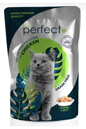 Premium Tahılsız Yavru Kedi Pouch Yaş Mama 85 gr (%100 Et) Image 0