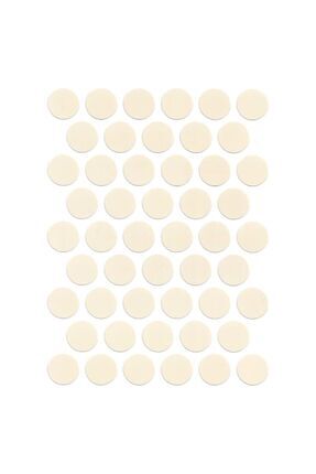 Yapışkanlı Vida Gizleme Yapıştırma Vida Tapası Tıpası(50 Adet) - Krem Image 0