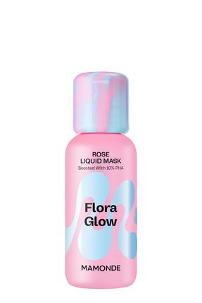 Flora Glow Rose Liquid Mask - Ölü Deri Arındırıcı Pürüzsüzlük Parlatıcı Gül Peptitli Sıvı Maske 80ml Image 0