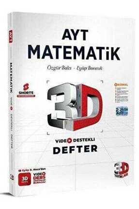 3D Yayınları AYT Matematik Video Destekli Defter Image 0