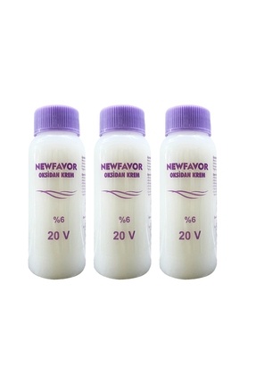 3 Adet Oksidan Krem Saç Boya Sıvısı 6'lık 20 Volüme 60 ml Image 0