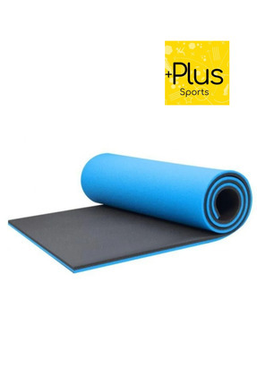 10 MM PLATES YOGA MİNDERİ VE KAMP MATI 180*60 1 CM MAVİ RENK Image 0