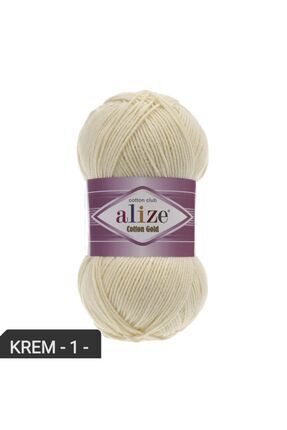 Cotton Gold Amigurumi Ipi El Örgü Ipi 100 gr Punch Ipi Örgü Ipi Renk Kodu -krem -1- Image 0