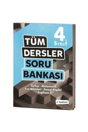 TUDEM YAYINLARI 4.SINIF TÜM DERSLER SORU BANKASI Image 0