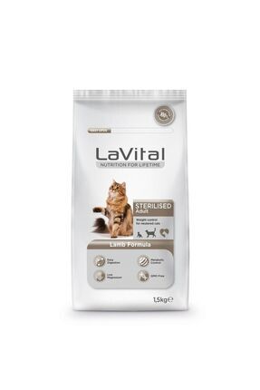 Lavital Sterilised Kuzu Etli Kedi Maması - 1.5 Kg Image 0