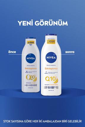 Q10 7 Günde Sıkılaştırıcı Vücut Bakım Losyonu 250ml, C Vitamini, Kolajen, 72 Saat Nemlendirici Image 2