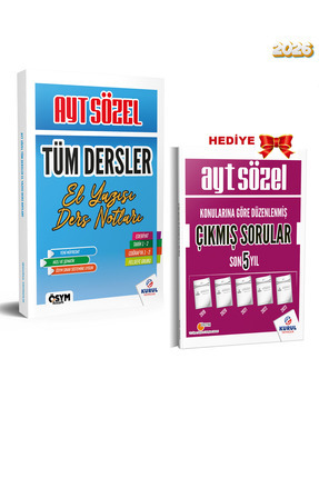 2026 Ayt Sözel Tüm Dersler El Yazısı Ders Notları (HEDİYELİ) Image 0