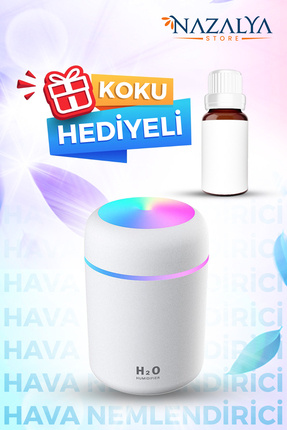 300 Ml Ulrasonik Araba - Oda Hava Nemlendirici Buhar Makinesi Ve Aroma Difüzörü Esans Hediyeli Image 0