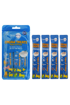 Ton Balıklı & Karidesli Krem Kedi Ödül Maması Image 1