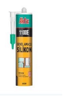AKFİX 1100E GENEL AMAÇLI SİLİKON 280GR BEYAZ Image 0
