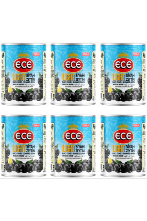 LIGHT SİYAH ZEYTİN 1/1 TNK 6 ADET (2,4KG) Image 0
