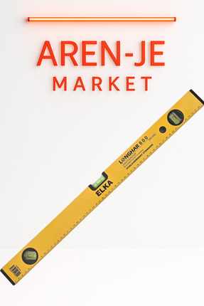 Aren-Je 70cm Mıknatıslı Su Terazisi – 3 Gözlü Metal Gövde Yüksek Hassasiyetli Image 0
