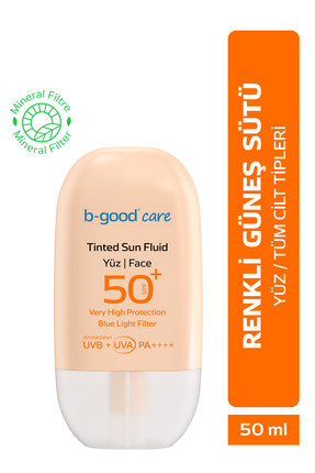 Yetişkin Tinted Güneş Kremi Renk Tonu Eşitleyici SPF 50+ Yüz için 50 ml Image 0