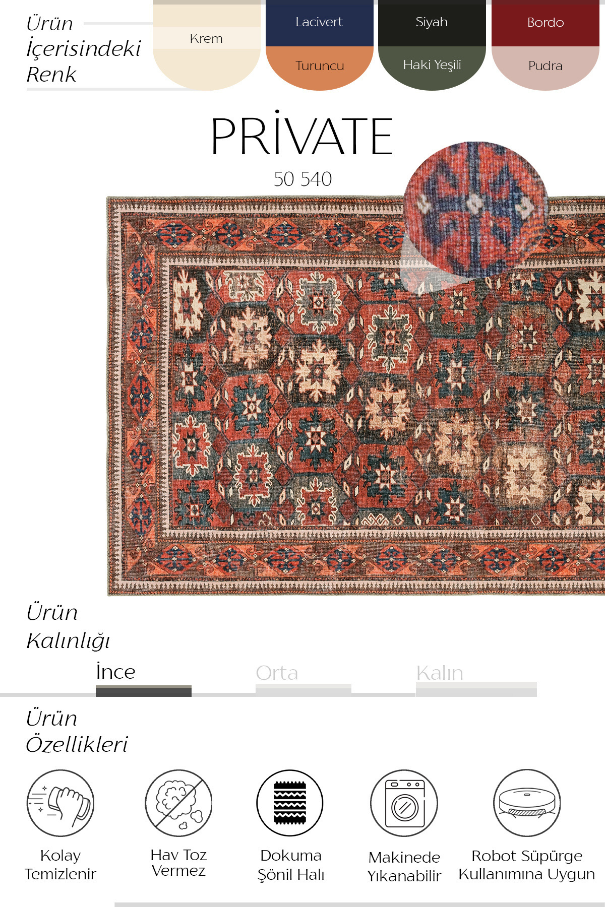 فرش خصوصی بورگوندی با طرح قومی فرش بافته شده معتبر شنیل قابل شستشو فرش اتاق نشیمن قدیمی قدیمی