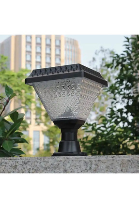 Solar Set Üstü Bahçe Armatür 30w 6400k Beyaz Işık Güneş Enerjili Bahçe Lambası Image 6