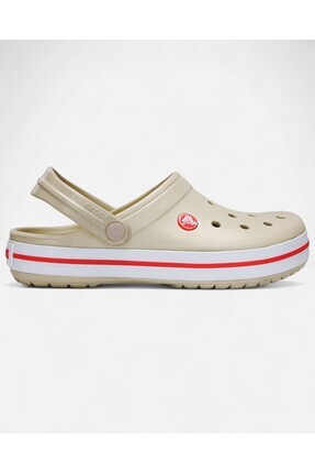Crocband Unisex Krem Terlik Image 0