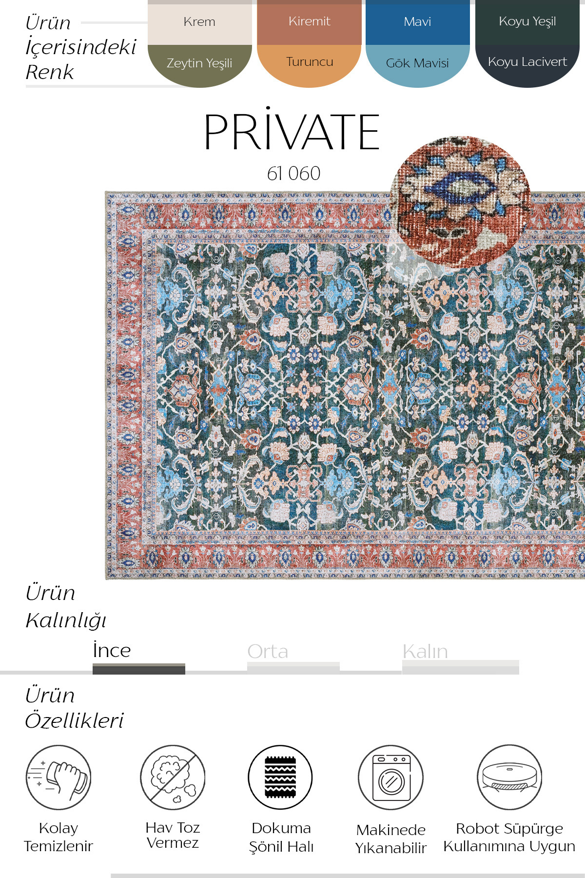 فرش آبی تیره آنتیک قدیمی طرح قومی فرش شنیل بافته شده معتبر فرش اتاق نشیمن قابل شستشو