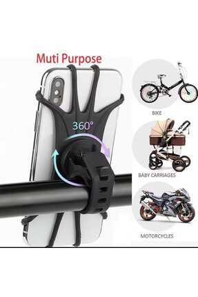360 Dönebilir Telefon Tutucu Bisiklet / Scooter / E-bike Uyumlu Image 0