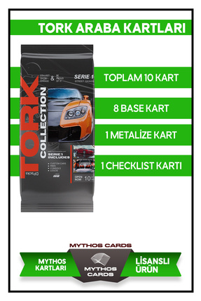 Tork Collection Card - Koleksiyonluk Araba Kartı - Paket Image 0