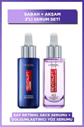 Revitalift Filler %1.5 Saf Hyaluronik Asit Kırışıklık Karşıtı Serum + Saf Retinol Gece Serumu Image 0