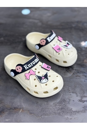 Kuromi My Melodi Kız Çocuk Kaymaz Taban Terlik Günlük Havuz Plaj Sandaleti Image 0
