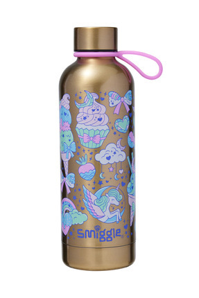 Altın Varaklı Gold Unicorn Yalıtımlı Paslanmaz Çelik Içecek Şişesi 500ml Image 0