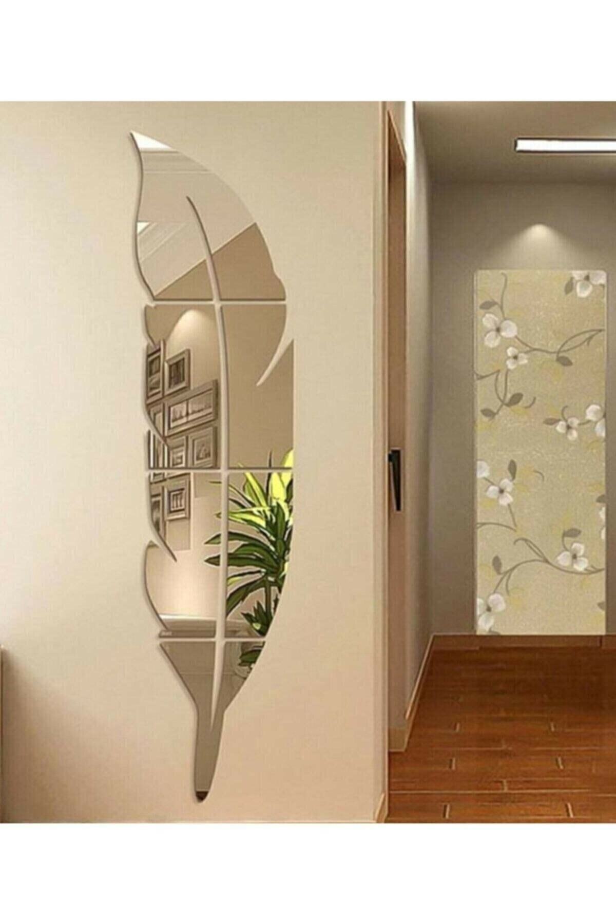 decorium pleksi Duvar Dekorasyon Tüy Desen Gold Ayna Pleksi 35 X 140 Cm