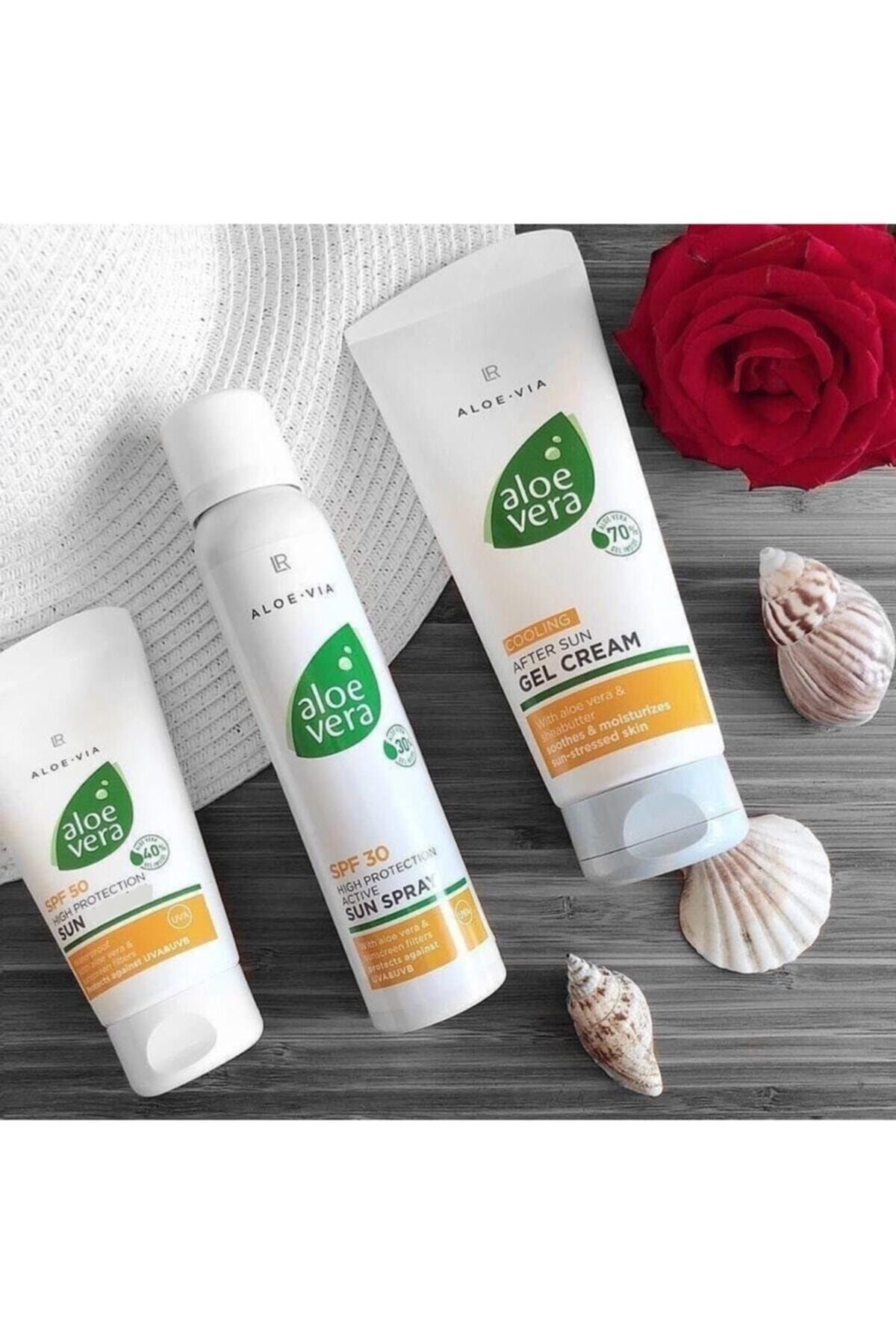 LR Güneş Kremi Bakım Seti Aloe Vera ( Losyon Krem Sprey Jel )