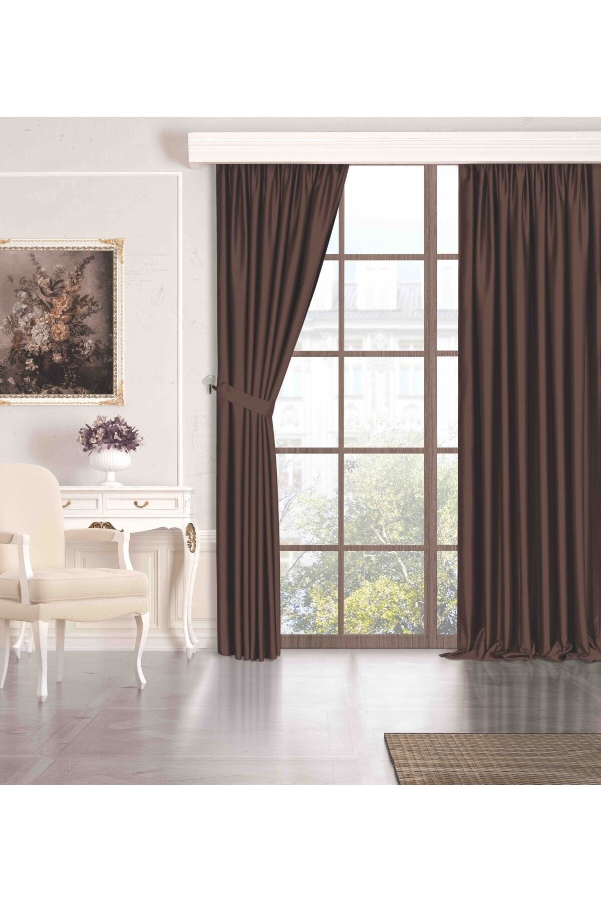 Perle Quartz Blackout Series Kahverengi Karartma Güneşlik Perde